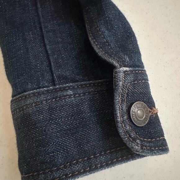 OLD NAVY Blue Denim Button Up Jacket Size M/M - Picture 9 of 9